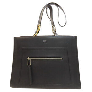 FENDI Black Leather Bag